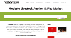 Desktop Screenshot of modestolivestock.com